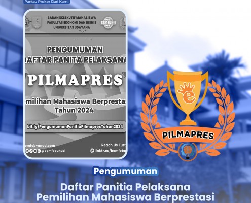 Pengumuman Daftar Panitia Pelaksana Pemilihan Mahasiswa Berprestasi Tahun 2024