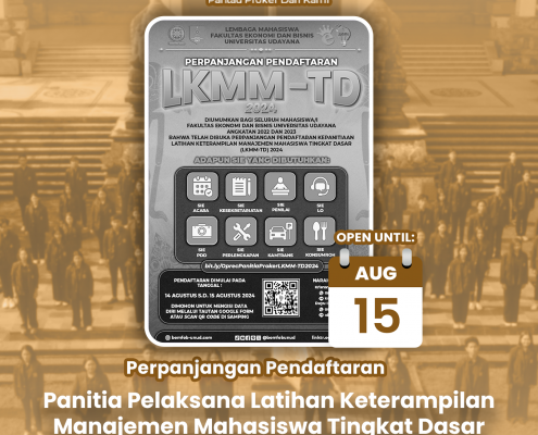 Perpanjangan Oprec Panitia LKMM-TD