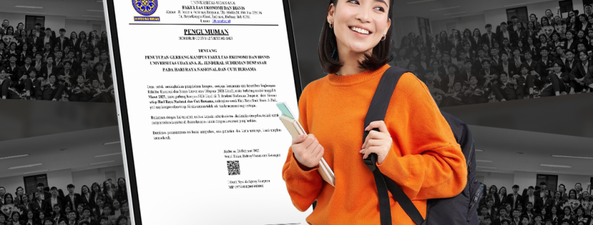 Pengumuman Penutupan Gerbang Kampus FEB Unud 2025