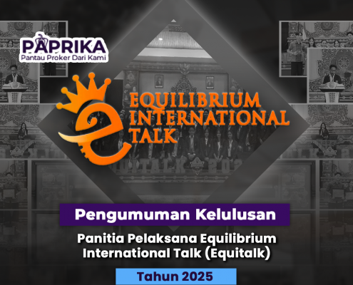 PAPRIKA ANNOUNCEMENT HITAM