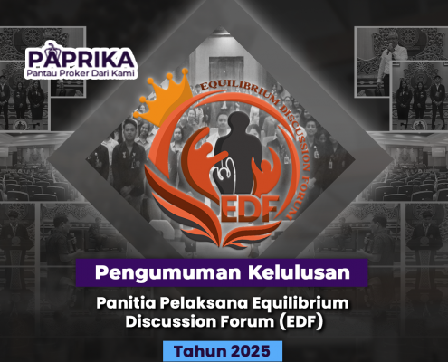 PAPRIKA ANNOUNCEMENT HITAM EDF