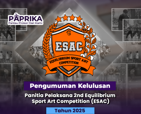 PAPRIKA ANNOUNCEMENT UNGU ESAC