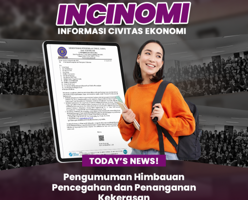 Himbauan Pencegahan dan Penanganan Kekerasan

Halo Civitas Ekonomi!

Diinformasikan kepada seluruh mahasiswa/i Fakultas Ekonomi dan Bisnis Universitas Udayana bahwa terdapat informasi mengenai Pengumuman Himbauan Pencegahan dan Penanganan Kekerasan

Untuk informasi lebih lanjut silakan scan QR pada postingan atau melalui link berikut ini:
bit.ly/Himbauanpencegahandanpenanganankekerasan


BEM FEB UNUD 2025

#SynergylnDevotion
#FEBAboveAll #JayaEkonomi
#BidangHnP
