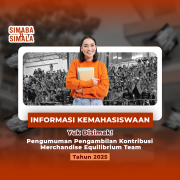 Simaba Simala Pengambilan Kontribusi Dies Natalis 2025